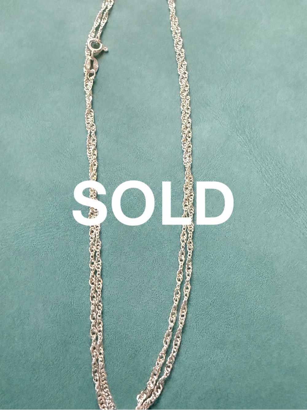 NEW 925 Sterling Silver 24” Singapore Chain | Italian Made | Sparkle Twist